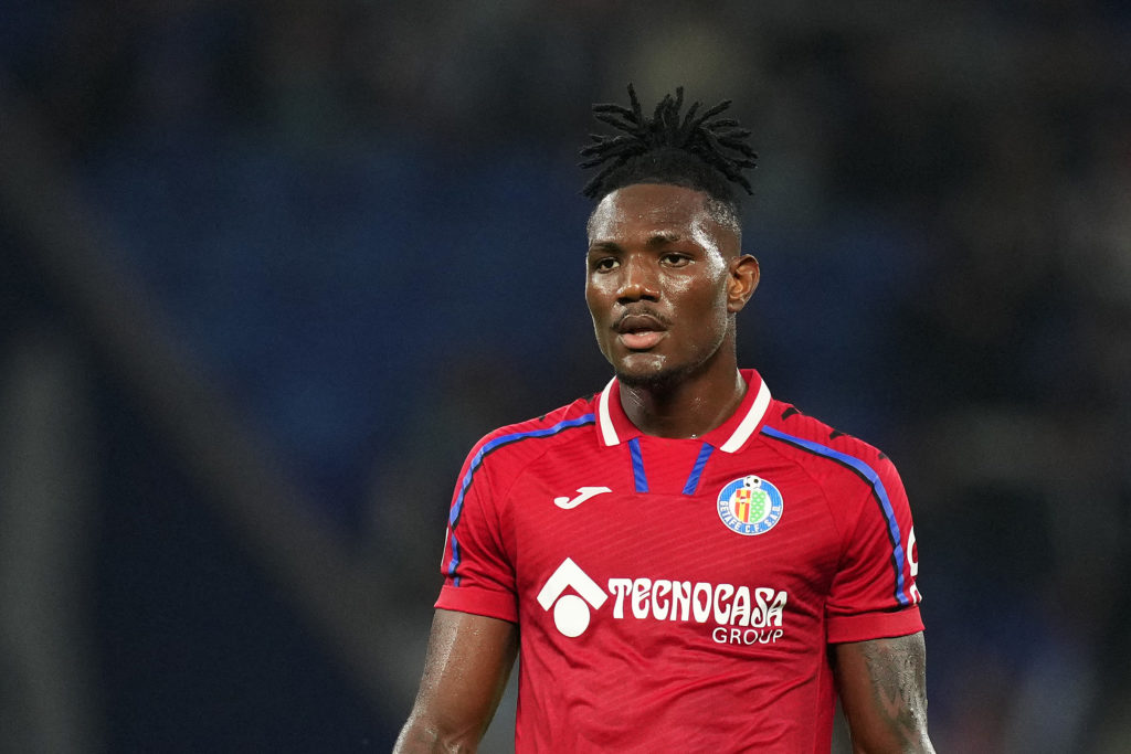 Christantus Uche playing for Getafe.