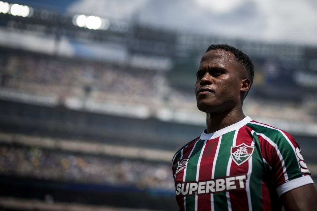 Jhon Arias of Fluminense FC looks on prior to the FIFA Club