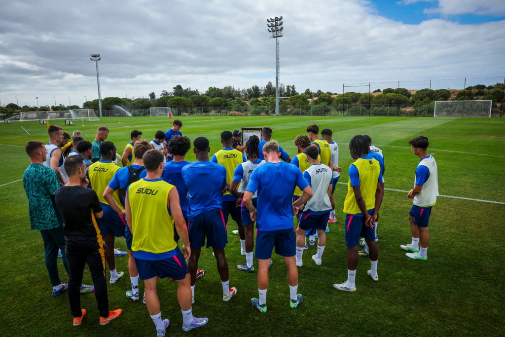 Wolves players in pre-season.