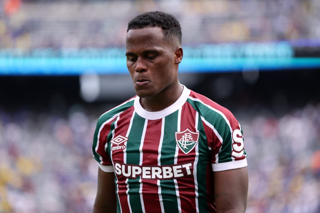 Jhon Arias during the Club World Cup semi final between Fluminense and Chelsea