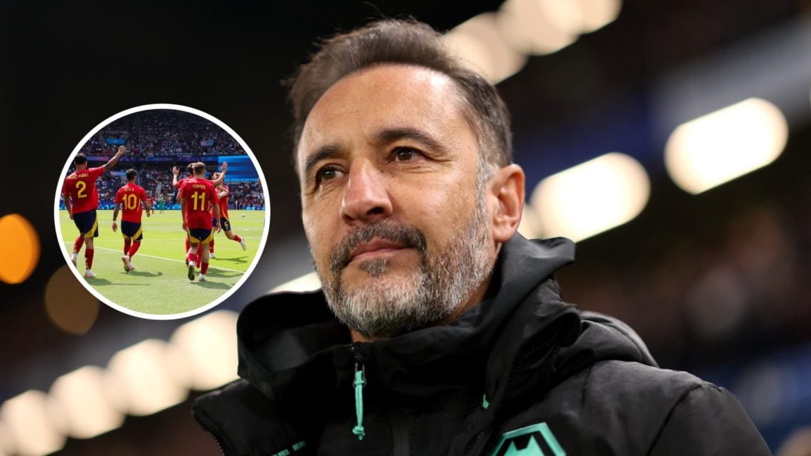 An image of Wolves boss Vitor Pereira with an inset of Marc Pubill surrounded by teammates