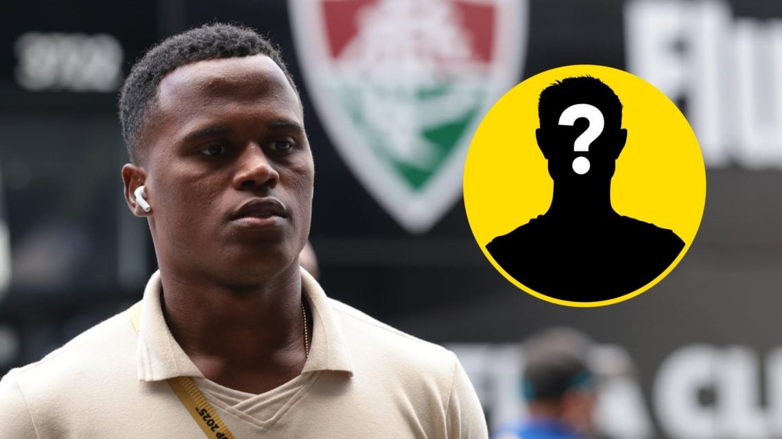 Jhon Arias prior to the FIFA Club World Cup 2025 round of 16 match between Internazionale Milano and Fluminense, inset, mystery icon.