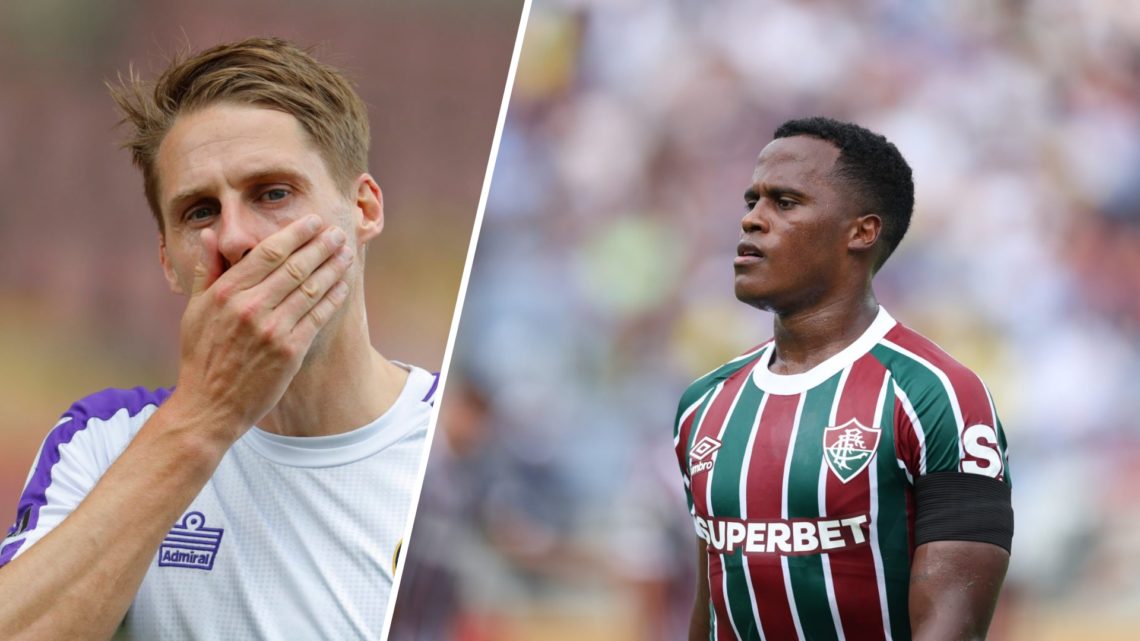 A split image of Dave Edwards and Jhon Arias