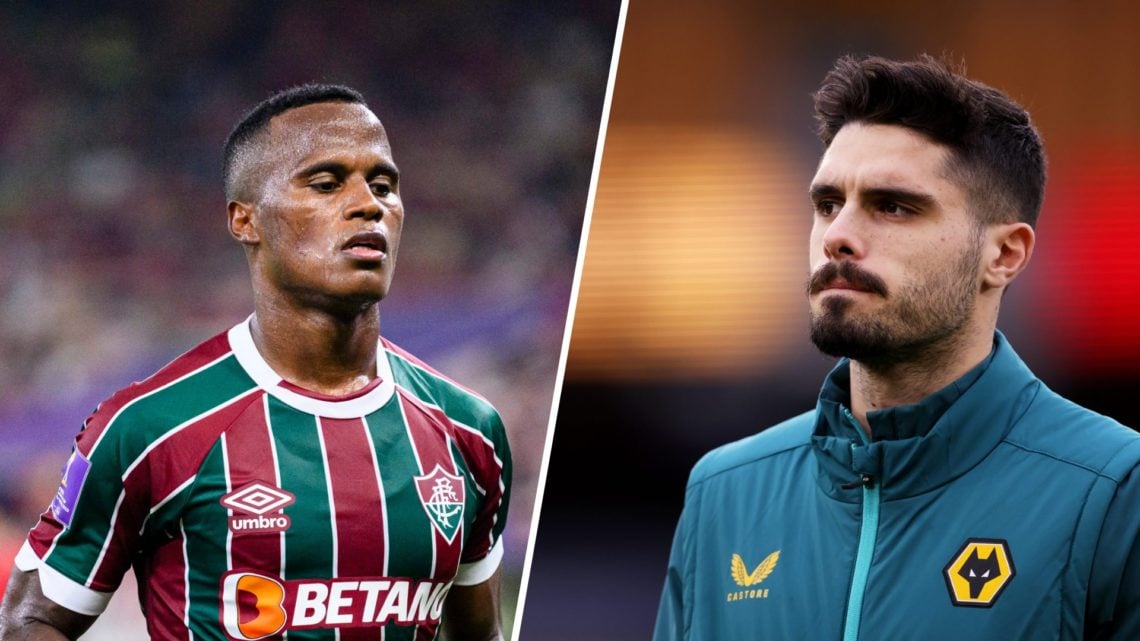 A split image of Jhon Arias and Pedro Neto