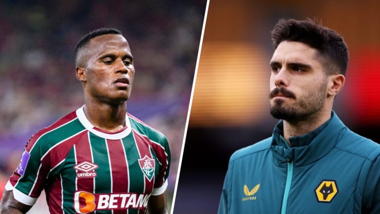 A split image of Jhon Arias and Pedro Neto