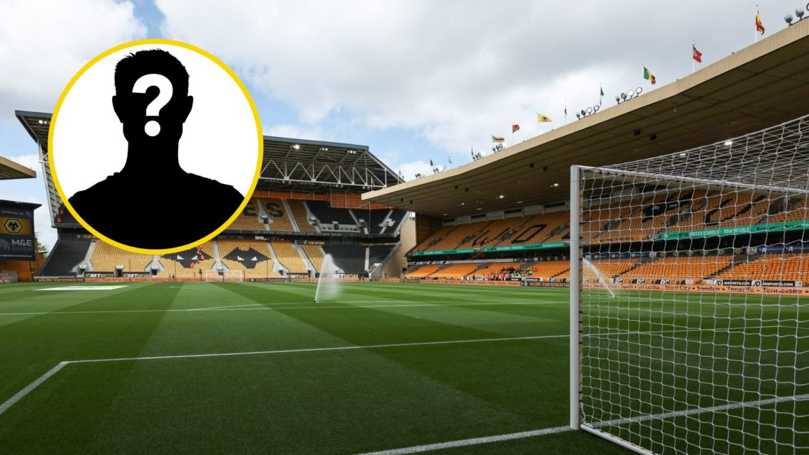 A general view of Molineux (central), mystery player (inset)