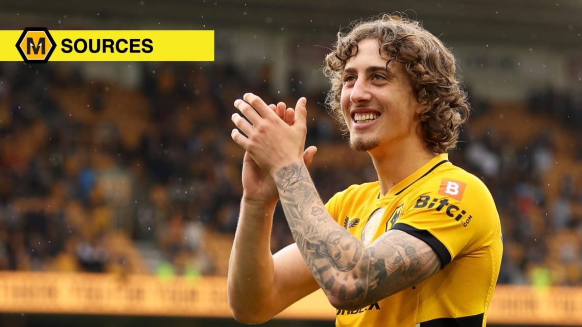Fabio Silva following the Premier League match between Wolverhampton Wanderers and Norwich City.