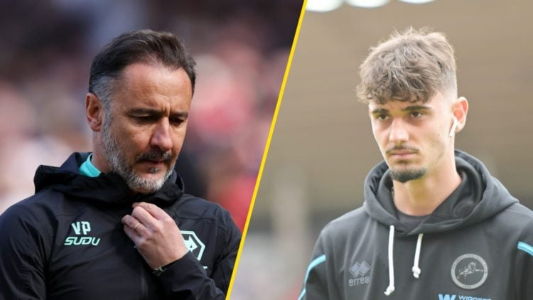 Wolves manager Vitor Pereira looks down (left), Mihailo Ivanovic ahead of playing for Millwall (right)