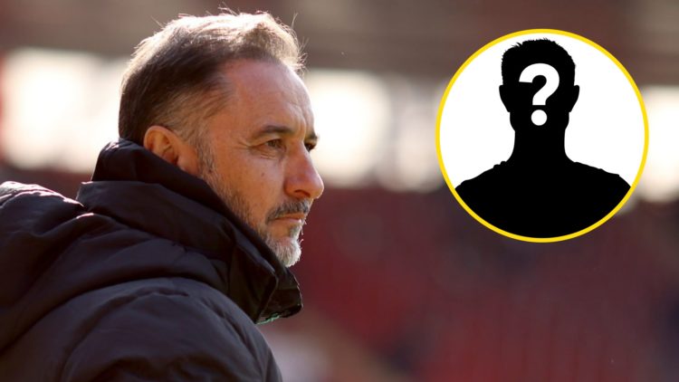 Wolves manager Vitor Pereira looks on (left), mystery player (inset)