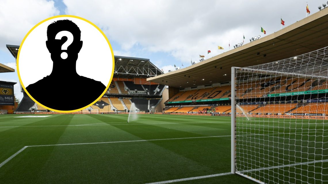 A general view of Molineux (right), mystery player (inset)