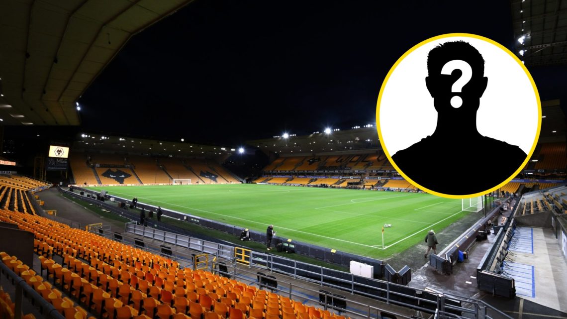 A general view of Molineux (central), mystery player (inset)