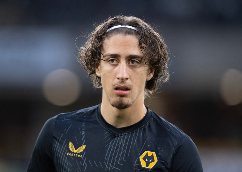 Fabio Silva in Wolves training gear.