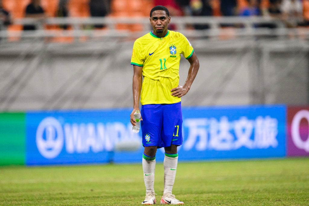 Riquelme Fillipi during Argentina v Brazil, Quarter Final: FIFA U-17 World Cup