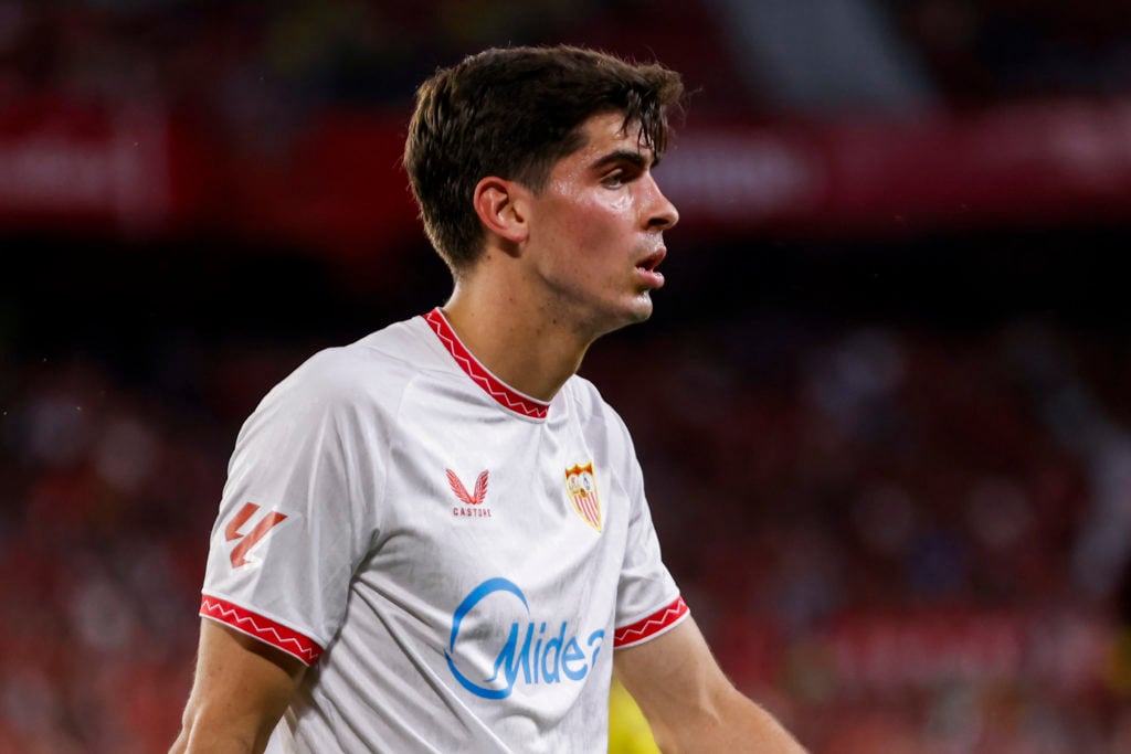 Juanlu Sanchez during Sevilla vs Las Palmas