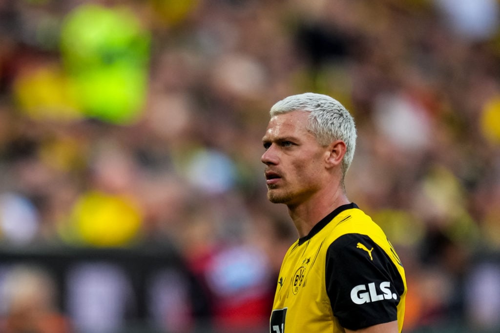 Julian Ryerson playing for Borussia Dortmund.