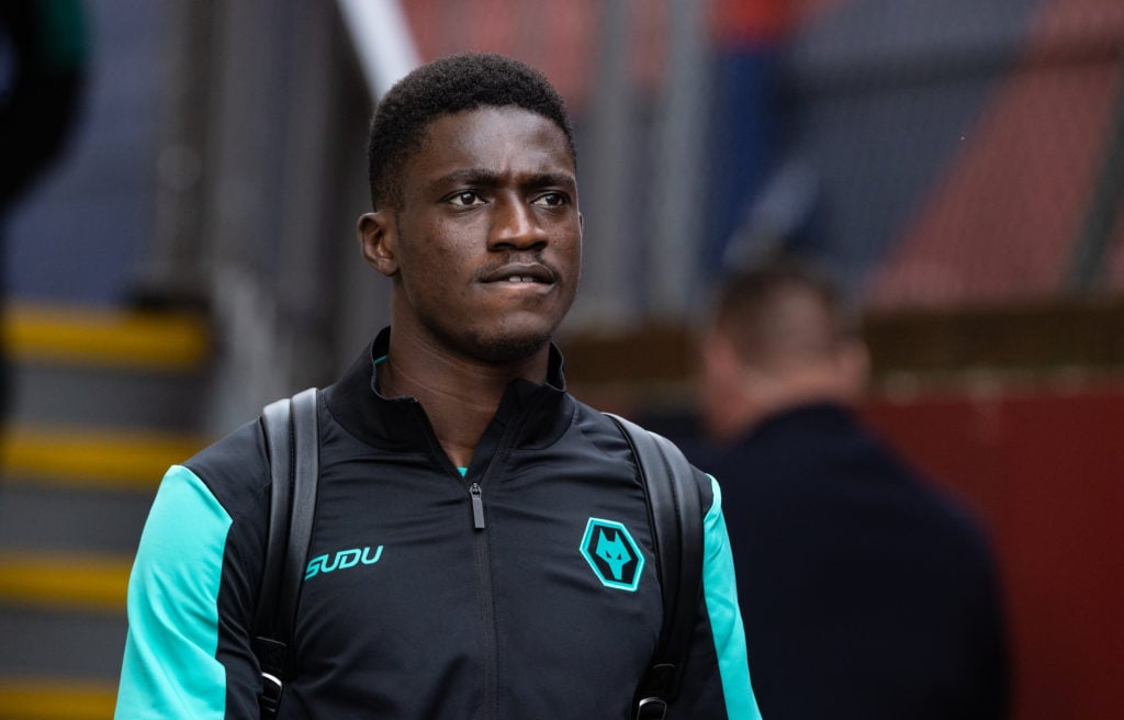 Nasser Djiga in Wolves training gear.