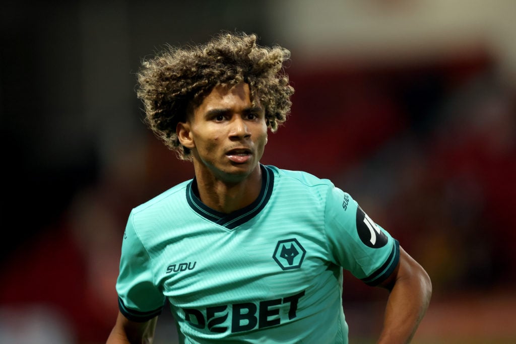 Pedro Lima playing for Wolves in pre-season.