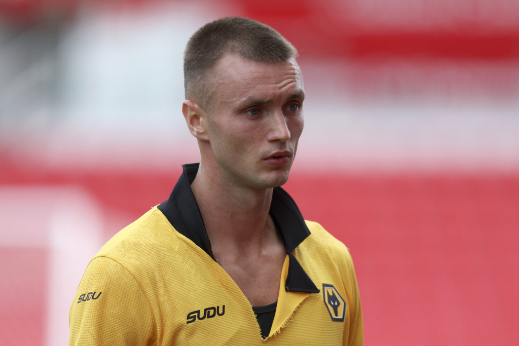 Sasa Kalajdzic in action for Wolves during pre-season