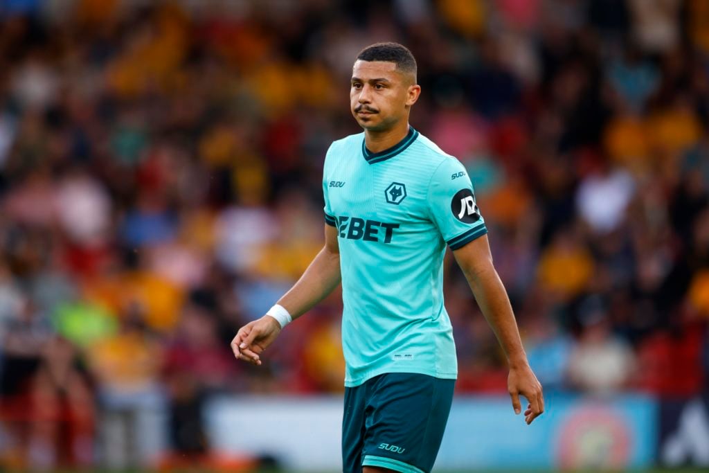 Andre playing for Wolves.