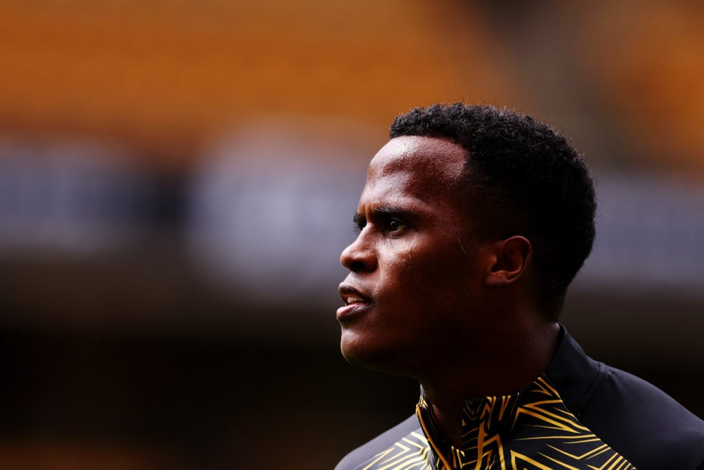 Jhon Arias looks on for Wolves.