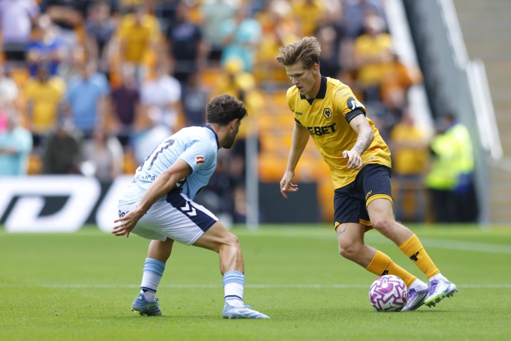 David Moller Wolfe playing for Wolves.