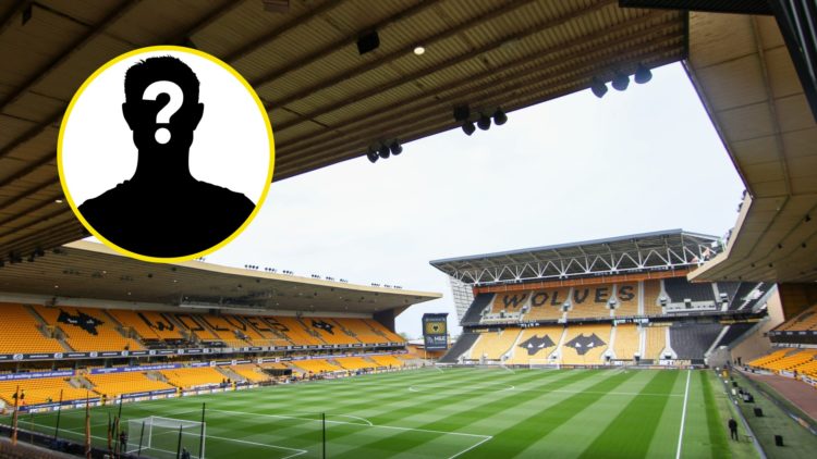 A general view of Molineux (central), mystery player (inset)