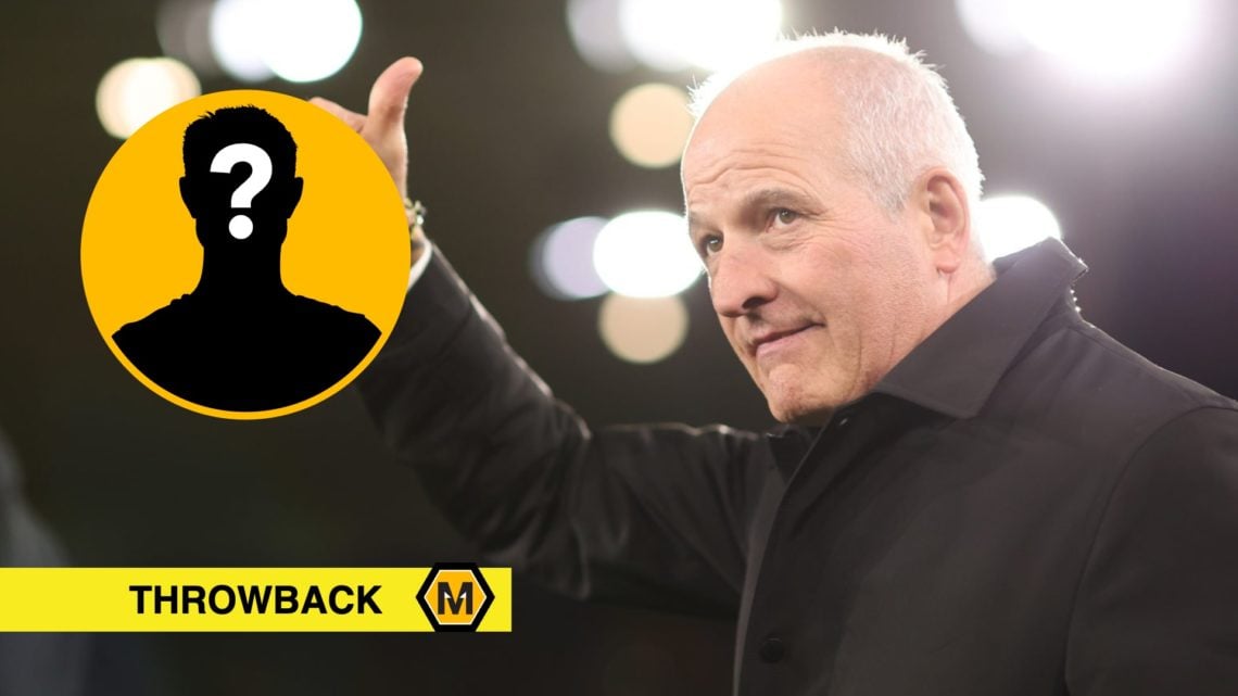 Former Wolverhampton Wanderers player Steve Bull MBE during the Premier League match between Wolves and West Ham United.