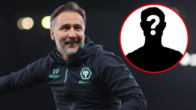 Main: Vitor Pereira celebrating against Manchester City during 2024/2025 season Inset: Mystery player