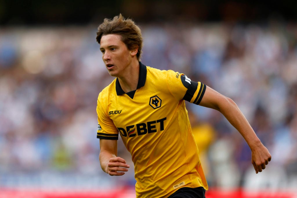 Fer Lopez playing for Wolves.