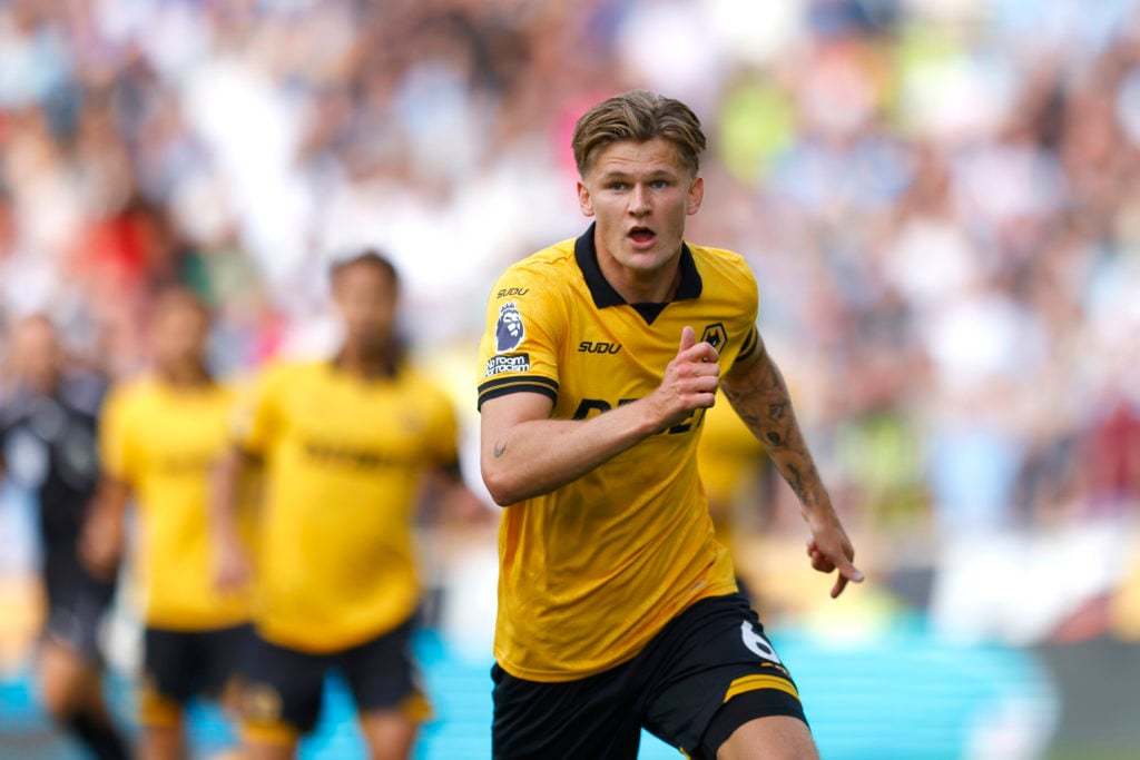 David Moller Wolfe playing for Wolves.