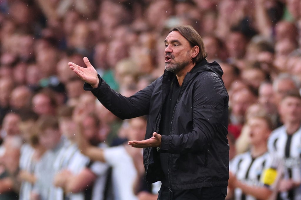 Daniel Farke managing Leeds.