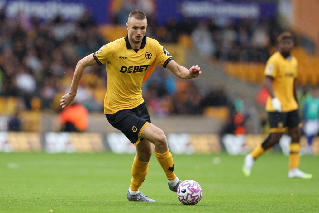 Sasa Kalajdzic in action for Wolves