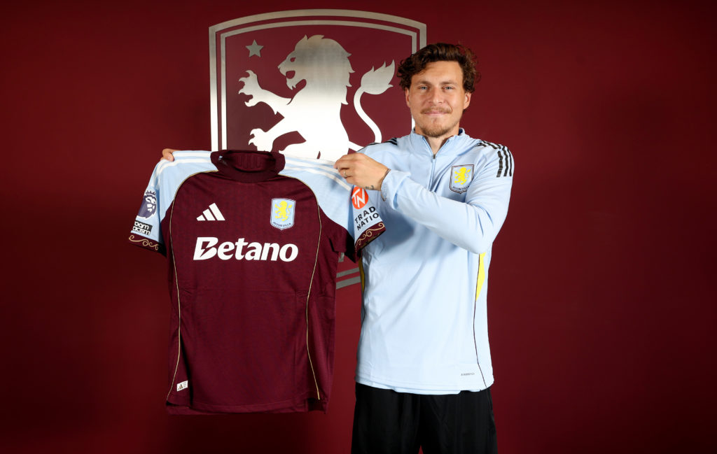Aston Villa Unveil New Signing Victor Lindelöf