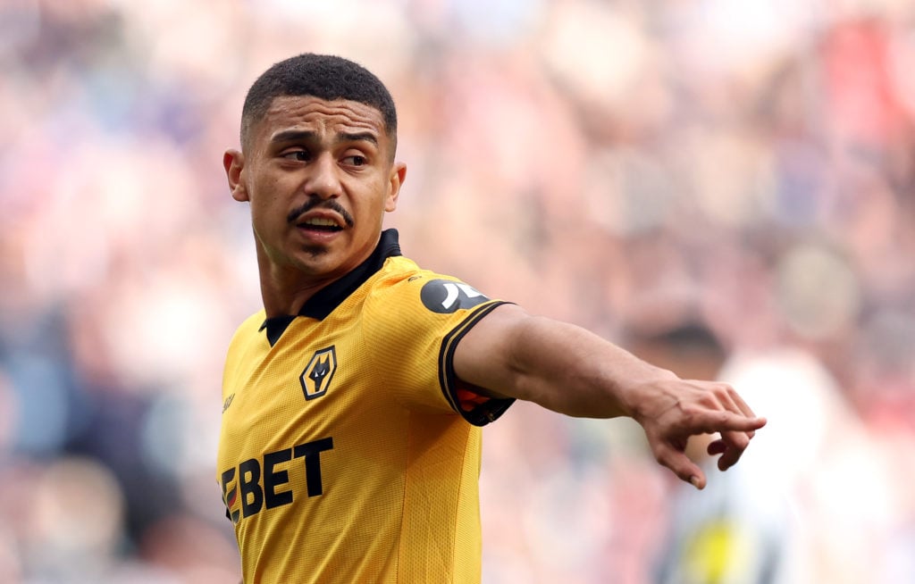 Andre points while playing for Wolves.