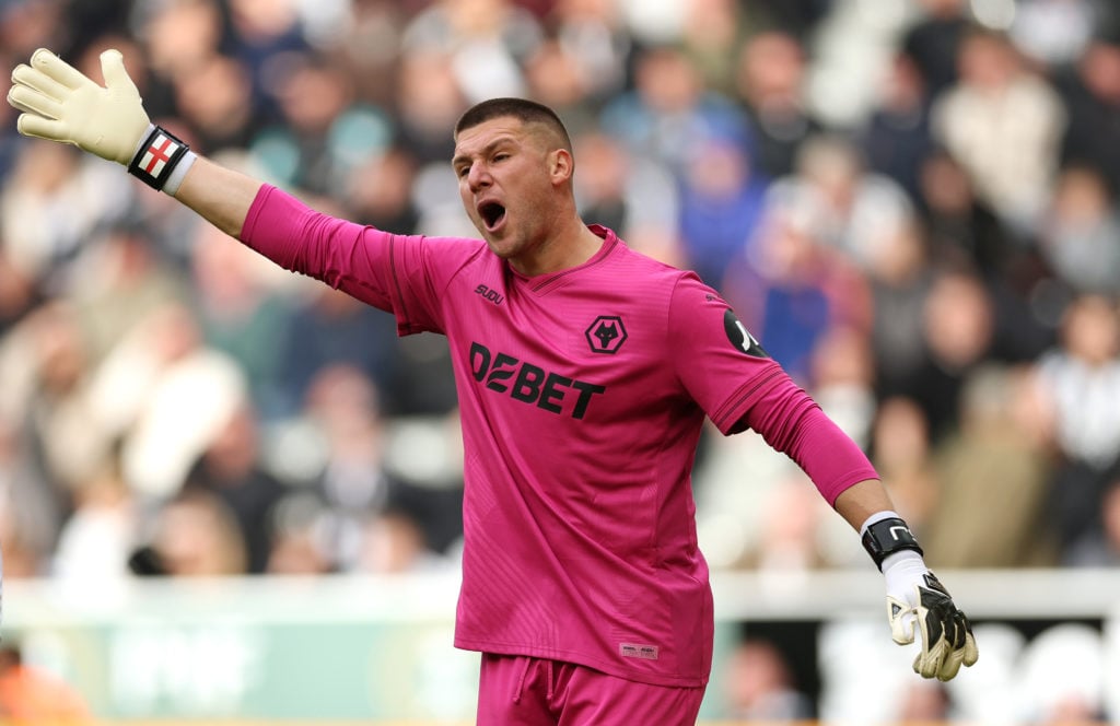 Sam Johnstone remonstrates while playing for Wolves.