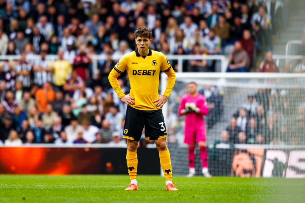 Ladislav Krejci playing for Wolves against Newcastle