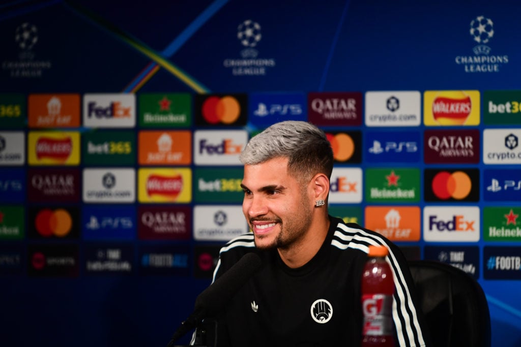 Bruno Guimaraes in Newcastle press conference