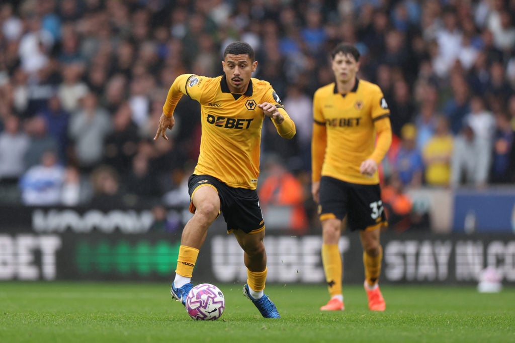 Andre on the ball for Wolves.