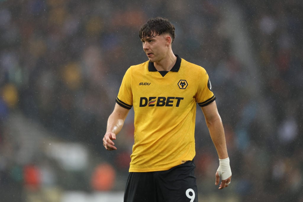Jorgen Strand Larsen in action for Wolves