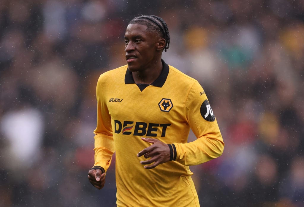 Jean-Ricner Bellegarde playing for Wolves.