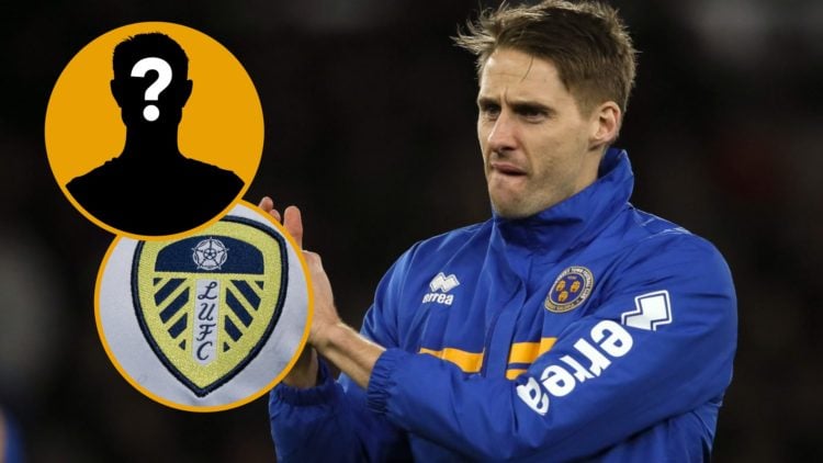 Main: Dave Edwards of Shrewsbury Town during the FA Cup Fourth Round Replay match between Wolverhampton Wanderers and Shrewsbury Town Overlay: Leed...