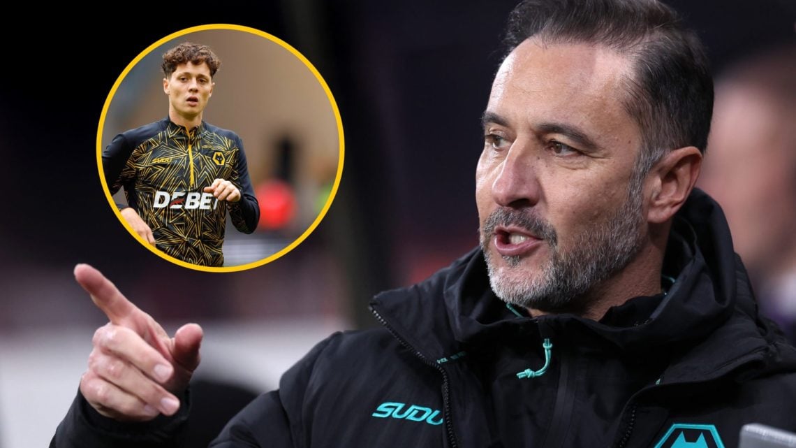 Main: Vitor Pereira on the touchline as Wolves manager vs Newcastle Overlay: Ladislav Krejci