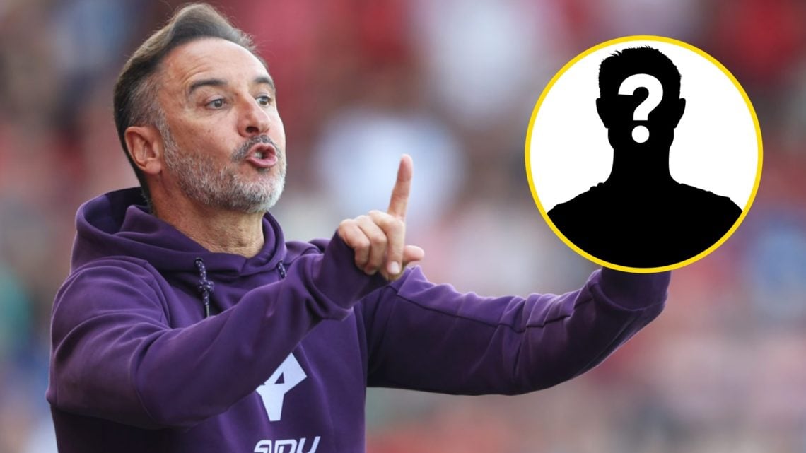 Wolves manager Vitor Pereira looks on (left), mystery player (inset)