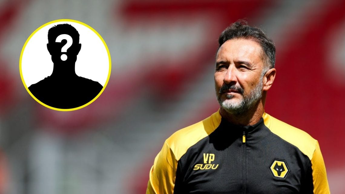 Wolves manager Vitor Pereira puts his hands behind his back (central), mystery player (inset)