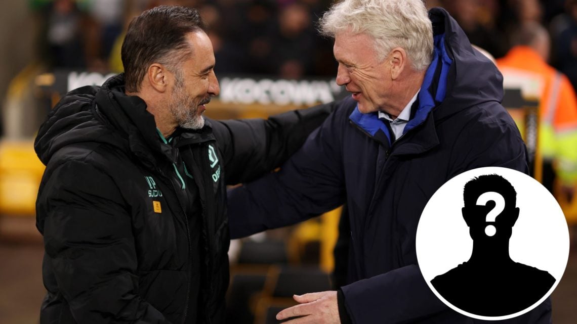 Vitor Pereira and David Moyes shake hands.