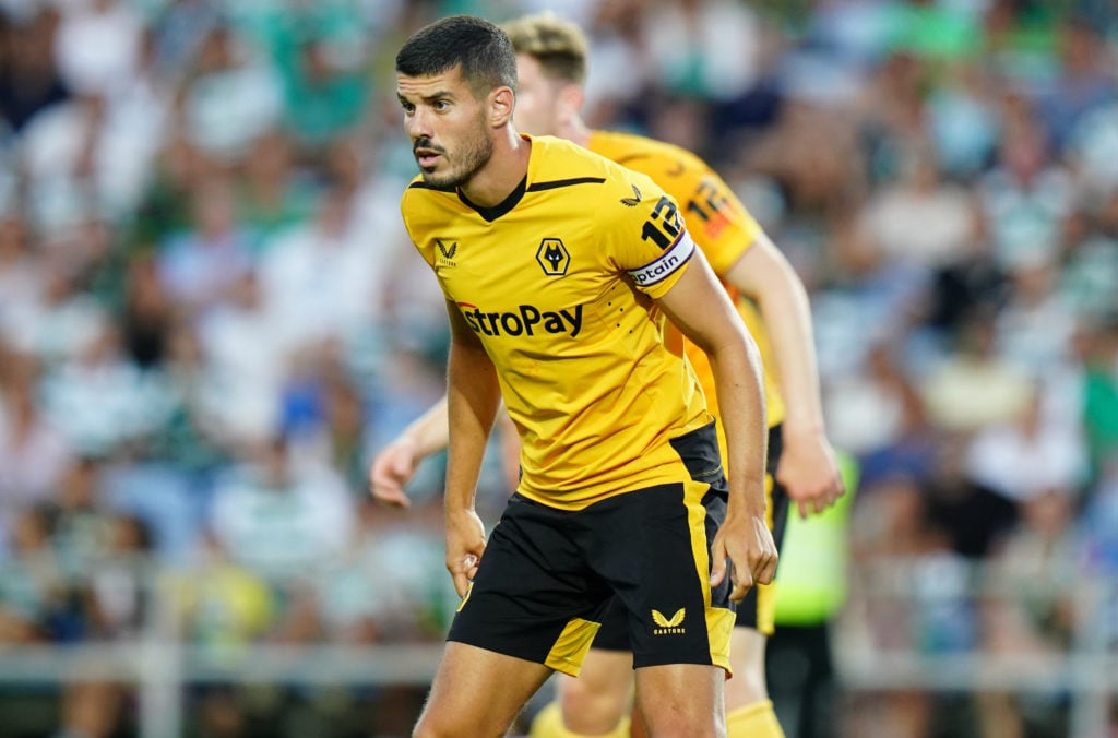 Conor Coady in action for Wolves against Sporting