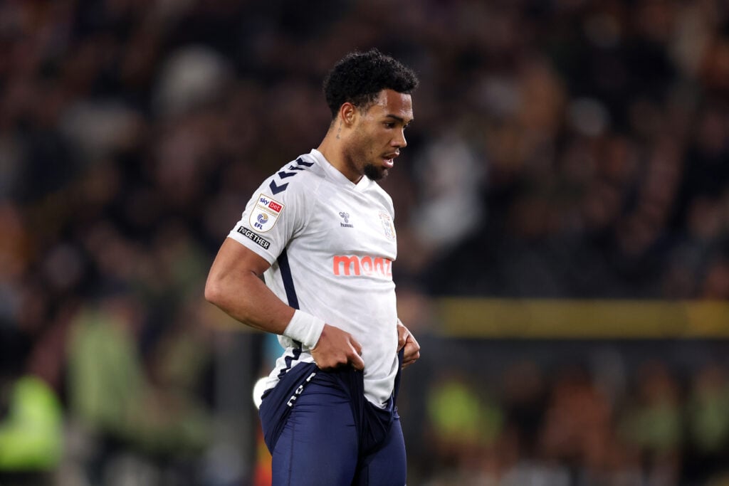 Milan van Ewijk looks on while playing for Coventry City.