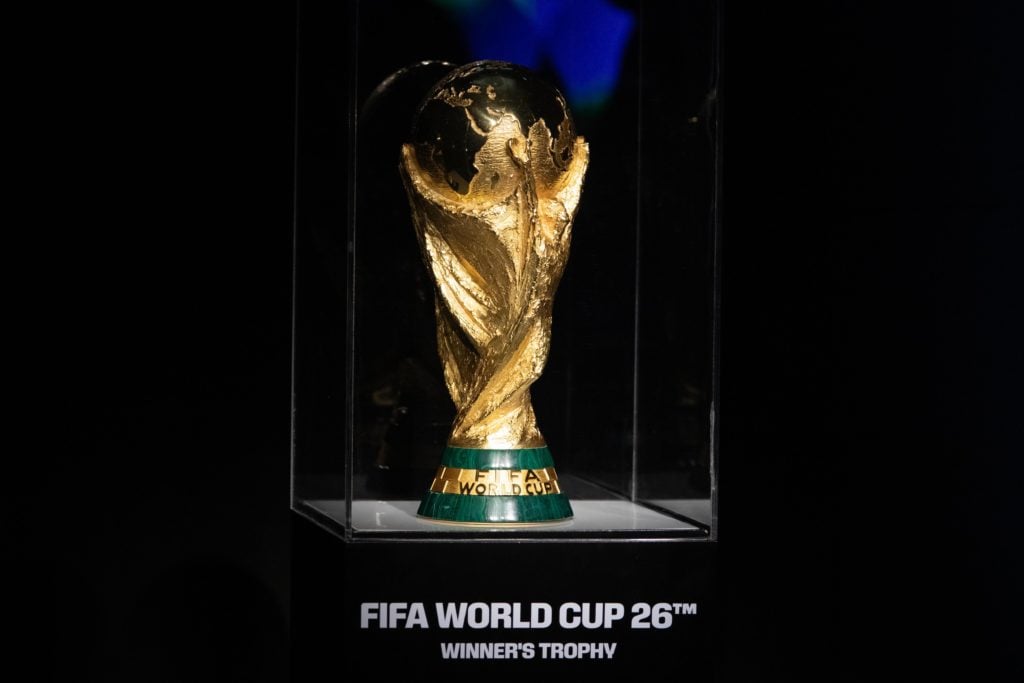 World Cup Trophy in glass casing