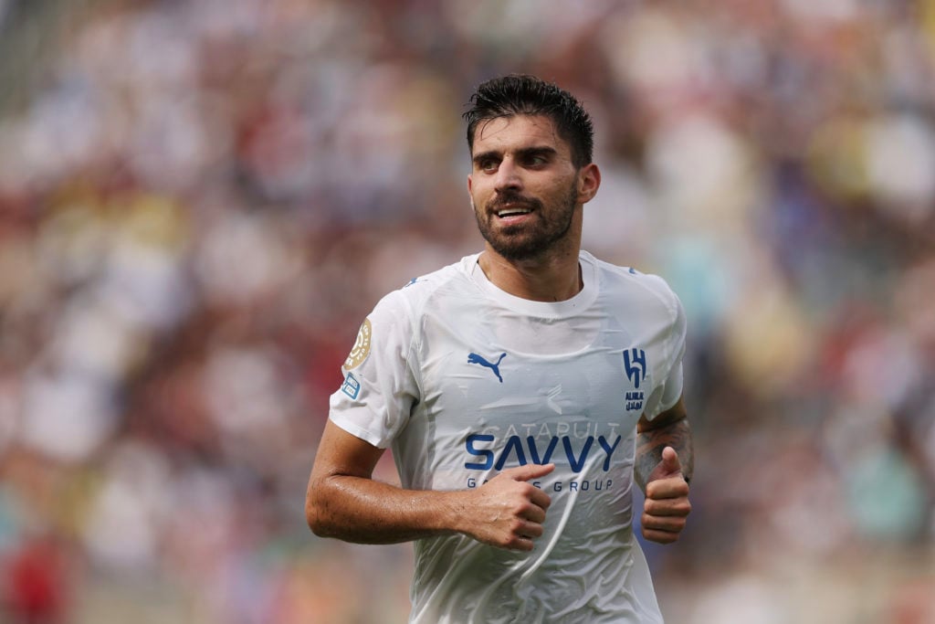 Ruben Neves playing for Al-Hilal.