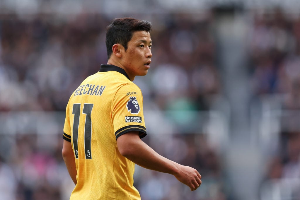 Hwang Hee-chan in action for Wolves